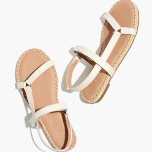 Madewell Hallie espadrille leather sandals